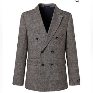 Hayward TWEED Gray/Brown Double-Breasted Blazer